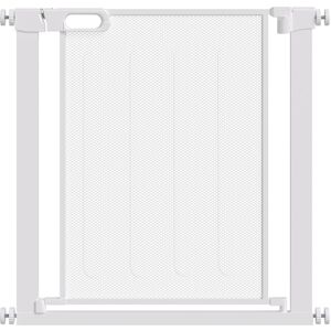 PawHut Dog Baby Gate White 193.04cm H X 208.28cm W X 5.08cm D