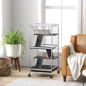 PawHut Small Animal Small Animal Cage 113.5cm H X 52cm W X 52cm D
