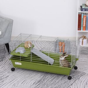 PawHut Small Animal Cage 43cm H X 89cm W X 44cm D