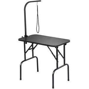 Yaheetech Pet Foldable Grooming Table Black 153cm H X 80.5cm W X 49.5cm D Yaheetech Pet Foldable Grooming Table Black 153cm H X 80.5cm W X 49.5cm D