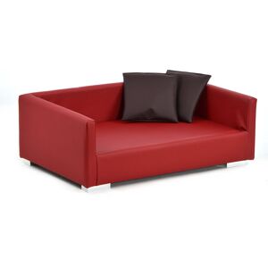 Archie & Oscar Katarina Dog Sofa Red 32cm H x 100cm W x 65cm D Archie & Oscar Katarina Dog Sofa Red 32cm H x 100cm W x 65cm D
