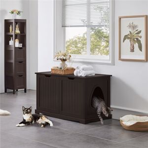 Archie & Oscar 58cm H Cat Tree Espresso 58cm H X 95cm W X 53.5cm D Archie & Oscar 58cm H Cat Tree Espresso 58cm H X 95cm W X 53.5cm D