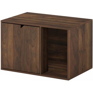 Archie & Oscar Jayleen Litter Box Enclosure Walnut 40cm H X 60cm W X 39.6cm D Archie & Oscar Jayleen Litter Box Enclosure Walnut 40cm H X 60cm W X 39.6cm D