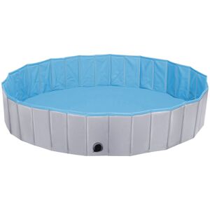 Yaheetech Size Foldable Pet Pool with Repair Patches Grey 30cm H x 180cm W x 180cm D Yaheetech Size Foldable Pet Pool with Repair Patches Grey 30cm H x 180cm W x 180cm D