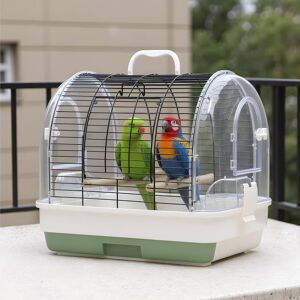 Archie & Oscar Travel Bird Cage Carrier, Portable Travel Box with 2 Food Bowls, 2 Perches and Tray, Metal Large Parakeet Cages for Small to Medium Sized Birds Cockat Green 36cm H X 42cm W X 32cm D Archie & Oscar Travel Bird Cage Carrier, Portable Travel Box with 2 Food Bowls, 2 Perches and Tray, Metal Large Parakeet Cages for Small to Medium Sized Birds Cockat Green 36cm H X 42cm W X 32cm D
