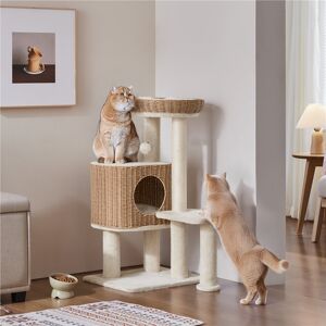 Archie & Oscar Multi Level Cat Tree Beige 91cm H X 49cm W X 41cm D Archie & Oscar Multi Level Cat Tree Beige 91cm H X 49cm W X 41cm D
