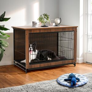 Archie & Oscar Clarkesville Pet Cage Brown Medium (9-22kg);Small (10-20lbs);Extra Small (5-10lbs) Archie & Oscar Clarkesville Pet Cage Brown Medium (9-22kg);Small (10-20lbs);Extra Small (5-10lbs)
