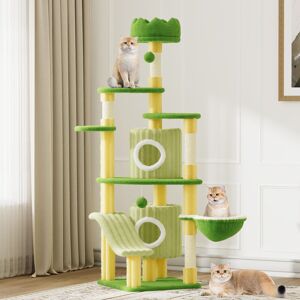 Archie & Oscar Amadahy 162cm H Cat Tree Green 162cm H X 48cm W X 48cm D Archie & Oscar Amadahy 162cm H Cat Tree Green 162cm H X 48cm W X 48cm D