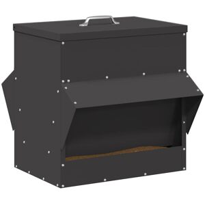 Ebern Designs Chicken Feeder Animal Poultry Dispenser Farm Supplies Feeding Equipment Black 41cm H X 40.5cm W X 45cm D Ebern Designs Chicken Feeder Animal Poultry Dispenser Farm Supplies Feeding Equipment Black 41cm H X 40.5cm W X 45cm D