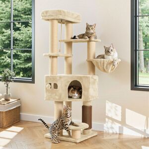 Archie & Oscar 157 H Cat Tree Beige 157cm H X 50cm W X 50cm D Archie & Oscar 157 H Cat Tree Beige 157cm H X 50cm W X 50cm D