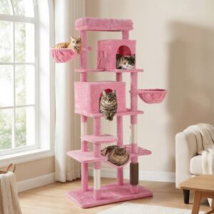 Archie & Oscar 176 H Cat Tree Pink 176cm H X 77.5cm W X 45.5cm D Archie & Oscar 176 H Cat Tree Pink 176cm H X 77.5cm W X 45.5cm D