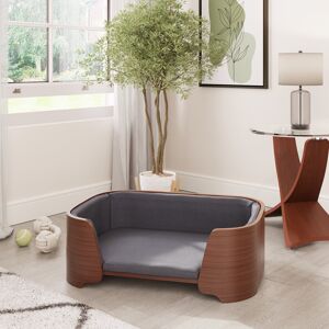 Archie & Oscar Luxury Curved Wood Dog Bed Walnut Small (11 -25 lbs) Archie & Oscar Luxury Curved Wood Dog Bed Walnut Small (11 -25 lbs)