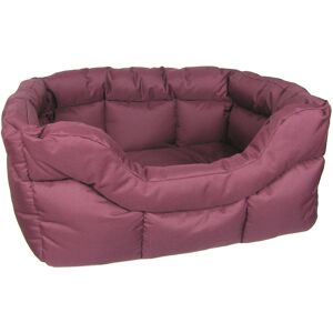 Archie & Oscar Decimus Heavy Duty Softee Pet Bed Burgundy Jumbo (35 cm H x 88 cm W x 72 cm D) Archie & Oscar Decimus Heavy Duty Softee Pet Bed Burgundy Jumbo (35 cm H x 88 cm W x 72 cm D)
