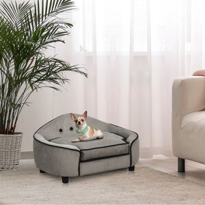 Archie & Oscar Quintin Dog Sofa in Grey Grey Small (11 -25 lbs);Medium (26 - 40 lbs);Extra Small (1 - 10 lbs) Archie & Oscar Quintin Dog Sofa in Grey Grey Small (11 -25 lbs);Medium (26 - 40 lbs);Extra Small (1 - 10 lbs)
