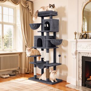 Archie & Oscar 176 H Cat Tree Grey 176cm H X 77.5cm W X 45.5cm D Archie & Oscar 176 H Cat Tree Grey 176cm H X 77.5cm W X 45.5cm D