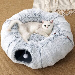 Archie & Oscar Cat Tunnel Bed Donuts Pet Tunnels Light Grey Small (10-20lbs) Archie & Oscar Cat Tunnel Bed Donuts Pet Tunnels Light Grey Small (10-20lbs)