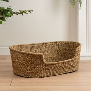 Archie & Oscar Natural Seagrass Pet Bed with mat Medium (26 - 40 lbs)/24cm H x 72cm W x 46cm D Archie & Oscar Natural Seagrass Pet Bed with mat Medium (26 - 40 lbs)/24cm H x 72cm W x 46cm D