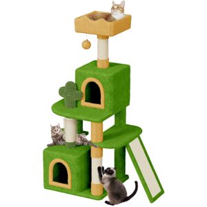 Archie & Oscar Amadahy 131cm H Cat Tree Green/Yellow 131cm H X 48cm W X 48cm D Archie & Oscar Amadahy 131cm H Cat Tree Green/Yellow 131cm H X 48cm W X 48cm D