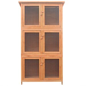 Archie & Oscar Zayn Weather Resistant Chinchilla Cage Brown 180cm H X 48cm W X 102cm D Archie & Oscar Zayn Weather Resistant Chinchilla Cage Brown 180cm H X 48cm W X 102cm D