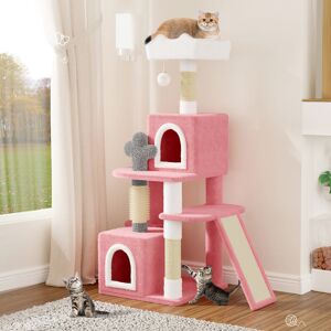 Archie & Oscar Amadahy 131cm H Cat Tree Pink/White 131cm H X 48cm W X 48cm D Archie & Oscar Amadahy 131cm H Cat Tree Pink/White 131cm H X 48cm W X 48cm D