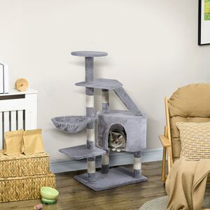 Archie & Oscar Roderick 125cm Scratching Cat Tree Grey 317.5cm H X 101.6cm W X 139.7cm D Archie & Oscar Roderick 125cm Scratching Cat Tree Grey 317.5cm H X 101.6cm W X 139.7cm D