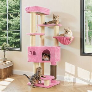 Archie & Oscar 157 H Cat Tree Pink 157cm H X 50cm W X 50cm D Archie & Oscar 157 H Cat Tree Pink 157cm H X 50cm W X 50cm D