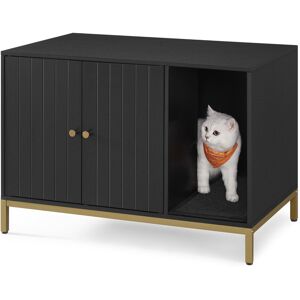 Archie & Oscar Litter Box Enclosure Black 55cm H X 80cm W X 50cm D Archie & Oscar Litter Box Enclosure Black 55cm H X 80cm W X 50cm D