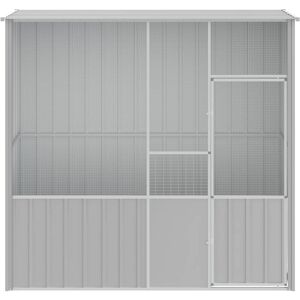 Archie & Oscar Bletchley Bird Cage Grey 200cm H x 215cm W x 78cm D. Archie & Oscar Bletchley Bird Cage Grey 200cm H x 215cm W x 78cm D.