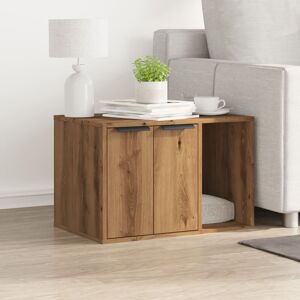 17 Stories Cat Litter Box Enclosure Smoked Oak 60X40x40 Cm Engineered Wood Artisian Oak 40cm H X 60cm W X 40cm D 17 Stories Cat Litter Box Enclosure Smoked Oak 60X40x40 Cm Engineered Wood Artisian Oak 40cm H X 60cm W X 40cm D