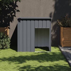 Archie & Oscar Waynesboro Metal Dog House Anthracite 109cm H x 110cm W x 103cm D Archie & Oscar Waynesboro Metal Dog House Anthracite 109cm H x 110cm W x 103cm D
