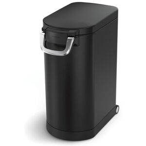 Simplehuman Pet Food Storage Bin Black 32 lb Simplehuman Pet Food Storage Bin Black 32 lb