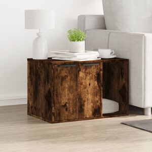 17 Stories Cat Litter Box Enclosure Smoked Oak 60X40x40 Cm Engineered Wood Smoked Oak 40cm H X 60cm W X 40cm D 17 Stories Cat Litter Box Enclosure Smoked Oak 60X40x40 Cm Engineered Wood Smoked Oak 40cm H X 60cm W X 40cm D