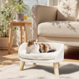 Archie & Oscar Kaela Round Pet Sofa Beige 32cm H x 51.5cm W x 51.5cm D Archie & Oscar Kaela Round Pet Sofa Beige 32cm H x 51.5cm W x 51.5cm D