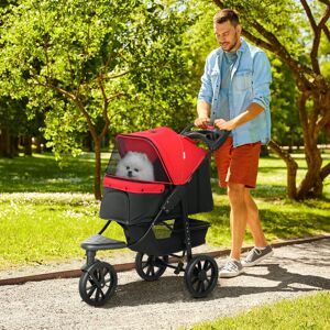 Archie & Oscar Savion Pet Stroller Red 687.1cm H X 370.97cm W X 706.45cm D Archie & Oscar Savion Pet Stroller Red 687.1cm H X 370.97cm W X 706.45cm D