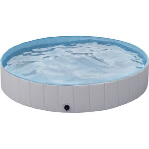 Yaheetech Size Foldable Pet Pool with Repair Patches Grey 30cm H x 160cm W x 160cm D Yaheetech Size Foldable Pet Pool with Repair Patches Grey 30cm H x 160cm W x 160cm D