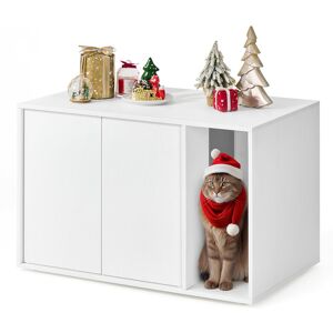 Archie & Oscar Litter Box Enclosure White 50cm H X 50cm W X 80cm D Archie & Oscar Litter Box Enclosure White 50cm H X 50cm W X 80cm D