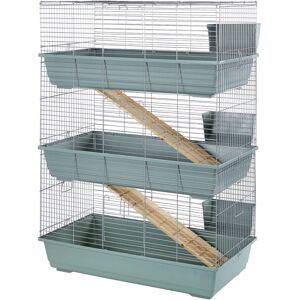 Archie & Oscar Deeter Rabbit Cage with Ramp Grey 139cm H X 100cm W X 54cm D Archie & Oscar Deeter Rabbit Cage with Ramp Grey 139cm H X 100cm W X 54cm D