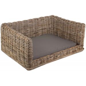 Archie & Oscar Zahir Luxury Rattan Dog Sofa Bed Brown Small (56cm W x 46cm D) Archie & Oscar Zahir Luxury Rattan Dog Sofa Bed Brown Small (56cm W x 46cm D)