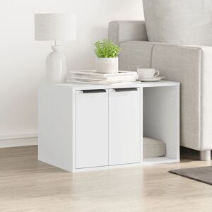 17 Stories Cat Litter Box Enclosure Smoked Oak 60X40x40 Cm Engineered Wood White 40cm H X 60cm W X 40cm D 17 Stories Cat Litter Box Enclosure Smoked Oak 60X40x40 Cm Engineered Wood White 40cm H X 60cm W X 40cm D