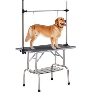 Archie & Oscar 431.8cm H x 271.78cm W x 152.4cm D Metal Adjustable and Foldable Dog Folding Grooming Table Black 431.8cm H X 271.78cm W X 152.4cm D Archie & Oscar 431.8cm H x 271.78cm W x 152.4cm D Metal Adjustable and Foldable Dog Folding Grooming Table Black 431.8cm H X 271.78cm W X 152.4cm D