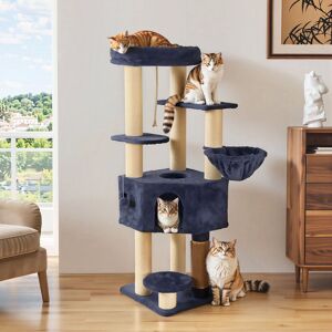 Archie & Oscar 157 H Cat Tree Dark Grey 157cm H X 50cm W X 50cm D Archie & Oscar 157 H Cat Tree Dark Grey 157cm H X 50cm W X 50cm D