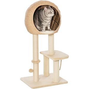 Archie & Oscar 100cm Jabari Cat Tree Beige 254cm H X 121.92cm W X 101.6cm D Archie & Oscar 100cm Jabari Cat Tree Beige 254cm H X 121.92cm W X 101.6cm D