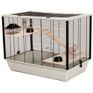 Archie & Oscar Kelvin Cage with Ramp Grey/White 58cm H X 78cm W X 48cm D Archie & Oscar Kelvin Cage with Ramp Grey/White 58cm H X 78cm W X 48cm D