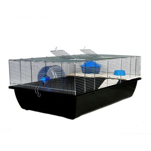 Archie & Oscar Defelice Cage with Ramp Black 29cm H X 78cm W X 48cm D Archie & Oscar Defelice Cage with Ramp Black 29cm H X 78cm W X 48cm D