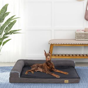 Archie & Oscar Ross Dog Sofa with Changeable Cover Grey 28cm H x 135cm W x 100cm D Archie & Oscar Ross Dog Sofa with Changeable Cover Grey 28cm H x 135cm W x 100cm D
