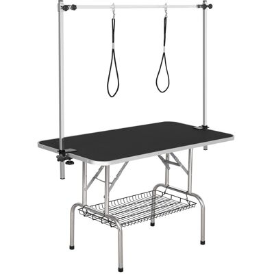 Yaheetech Pet Folding Grooming Table Black 177cm H X 118cm W X 60.9cm D Yaheetech Pet Folding Grooming Table Black 177cm H X 118cm W X 60.9cm D