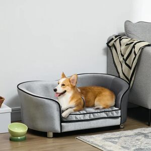 PawHut Polyester Pet Bed gray 37.0 H x 94.0 W x 63.0 D cm