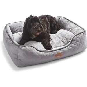 Silentnight Airmax Breathable Pet Bed with reversible cushion white 19.0 H x 75.0 W x 58.0 D cm