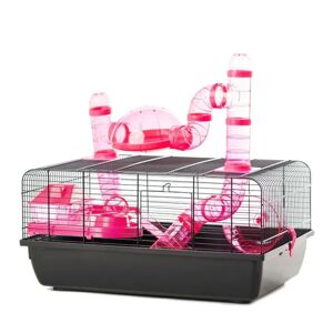 Archie & Oscar Enola Hamster Cage pink 29.0 H x 58.0 W x 38.0 D cm