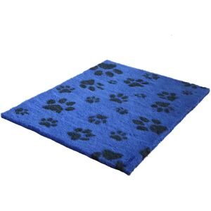 Vet Fleece Bedding   Non-Slip Multi-Paws Vet Bed O Mat gray/blue 3.0 H x 152.0 W x 152.0 D cm